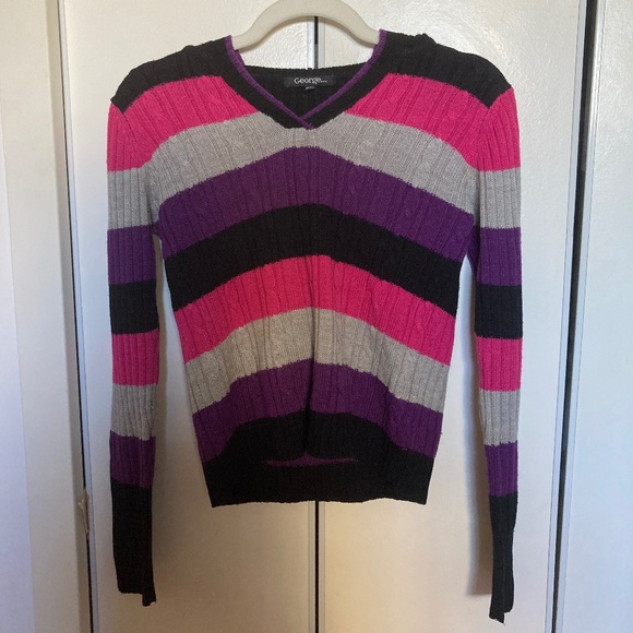 Kids multi-striped sweater - Picture 1 of 3